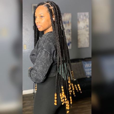 Jumbo Knotless, Protective Style Braids, Large Box Braids, Braids Boxbraids, Black Women Braids, Big Box Braids Hairstyles, African Hair Braiding Styles, Long Box Braids, Box Braids Hairstyles For Black Women