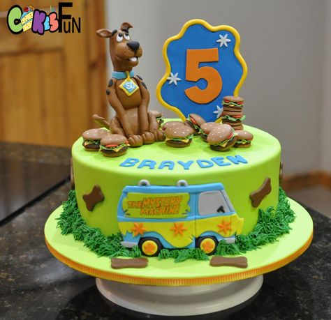 Scooby Doo Cake - Cake by Cakes For Fun Cartoon Scooby Doo, Birthday Cake Cartoon, Scooby Doo Birthday Cake, Scooby Doo Cake, Scooby Doo Birthday Party, Cake Cartoon, Star Wars Cake, Character Cakes, Childrens Birthday Cakes