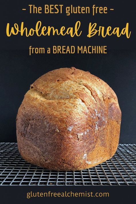 Gluten Free Bread Maker, Brown Bread Recipe, Gluten Free Bread Machine, Best Gluten Free Bread, Bread Machine Recipe, Bread Maker Recipes, Gluten Free Recipes Bread, Best Gluten Free, Gf Bread