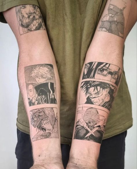 Tattoo Sleeve Filler, Manga Tattoo, Naruto Tattoo, Neck Tattoo For Guys, Leg Tattoo Men, Classic Tattoo, Top Tattoos, Black Ink Tattoos, Abstract Tattoo