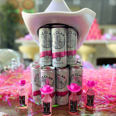 White Claw Bachelorette Party, White Claw Aesthetics, White Claw Party, Maddie Aesthetic, Pink Bachelorette, White Claw, Last Rodeo, Bar Crawl, Bachelorette Themes