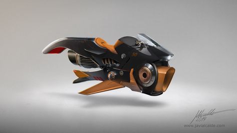 ArtStation - Flying motorcycle, Javier Alcalde Flying Motorcycle Concept Art, Motorcycle Concept Art, Flying Motorcycle, Hover Bike, Hover Car, Robot Animal, Future Transportation, Flying Vehicles, 2d Illustration