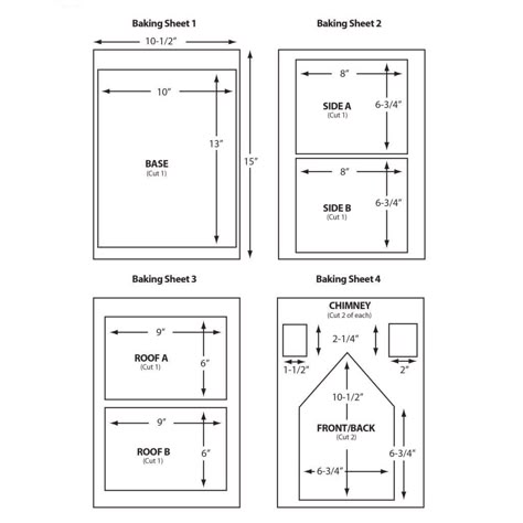 Gingerbread Template, The Best Gingerbread House, Gingerbread House Template Printable, Best Gingerbread House, Gingerbread House Icing, Easy Gingerbread House, Halloween Gingerbread House, Cardboard Gingerbread House, Homemade Gingerbread House