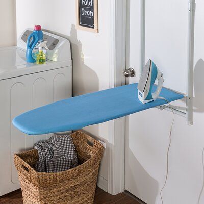 Over The Door Ironing Board, Hanging Ironing Board, Compact Ironing Board, Ironing Board Storage, Door Ironing Board, Wall Mounted Ironing Board, Steam Technology, Laundry Room Shelves, Board Storage