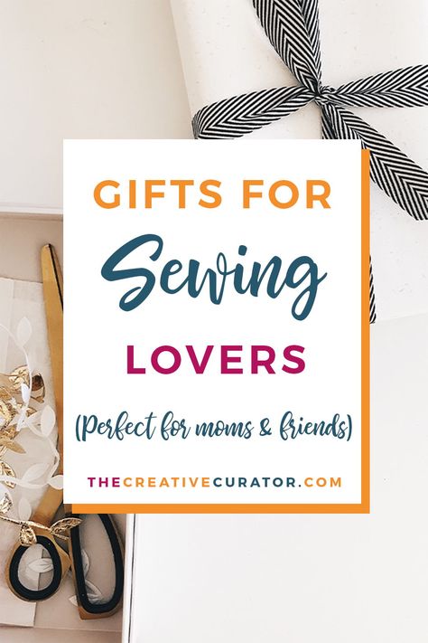 Are you a sewer? Do you love sewing? Perhaps you know someone who loves to sew or quilt? Whatever needlecraft they're into, this is an amazing gift guide for sewing people! Whether your need a gift for mom or a gift for your sewing friend, this list of over 50 great sewing gifts is perfect for this Christmas holidays! Click to learn more now and find that perfect sewing gift! #sewing #sewinggifts #giftguide Gifts For Sewers Diy, Gift For Sewing Friend, Gifts For Sewing Friends, Gifts For Sewing Lovers, Diy Sewing Gifts For Women, Gifts To Sew For Friends, Retirement Basket, Sewing Gifts For Friends, Quilting Gift Ideas