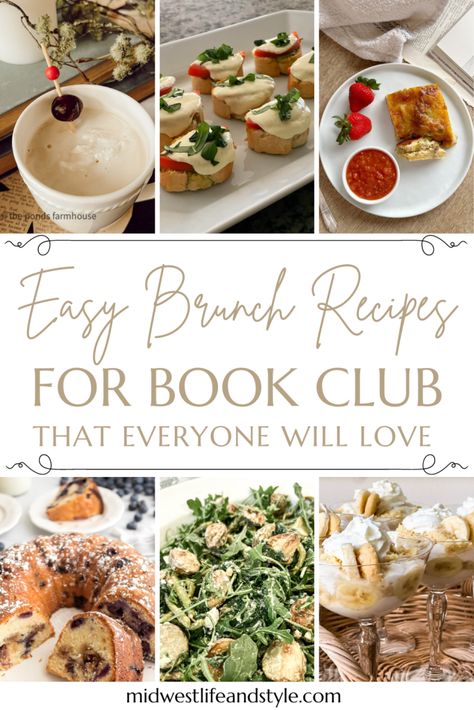 Book Club Menu, Caprese Appetizer, Book Club Snacks, Book Club Food, Caprese Bites, Sweet Brunch, Casserole Side Dishes, Hosting Brunch, Best Brunch Recipes