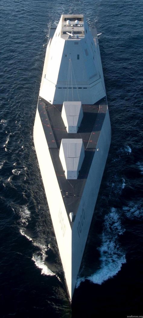 Zumwalt Class Destroyer, Uss Zumwalt, Navy Special Forces, Navy Destroyers, Coast Guard Helicopter, Us Navy Destroyers, Destroyer Ship, Navy Carriers, Uss Nimitz