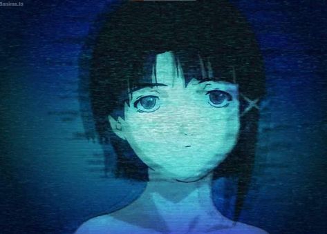 Lain Iwakura Icon Blue, Lain Iwakura Icon, Yoshitoshi Abe, Experiment Lain, Lain Iwakura, Serial Experiments Lain, Iphone Theme, Chinese Cartoon, Pandora Hearts