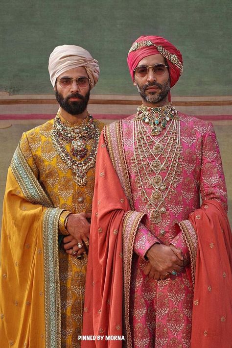 South Asian Men Fashion, Sabyasachi Menswear Sherwani, Sabyasachi Men, Sabyasachi Groom, Sabyasachi Sherwani, Sabyasachi Menswear, Ethnic Poses, Birthday Pug, Groom Jewelry