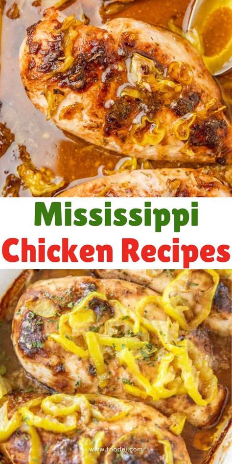 Savor the incredible flavors of Mississippi Chicken! 🍗🔥 This delicious recipe combines tender chicken with zesty ranch, buttery goodness, and a touch of spice. Perfect for an easy weeknight dinner or a crowd-pleasing meal! 😋 #MississippiChicken #ChickenRecipes #EasyDinner #ComfortFood #WeeknightMeals #SouthernCooking #QuickAndDelicious Mississippi Chicken Slow Cooker, Mississippi Chicken, Zesty Ranch, Chicken Gumbo, Crowd Pleasing Recipes, Home Meals, Easy Weeknight Dinner, Tender Chicken, Southern Cooking