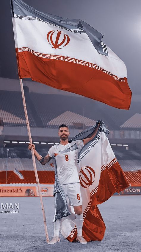 Iran Soccer Team, Iran Flag Wallpaper, Iran World Cup, Iran National Team, Iran National Football Team, Iran Soccer, Iran Football, Iran Flag, Wallpaper Football