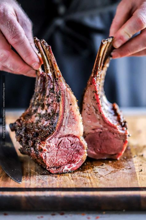 Smoked Rack Of Lamb, Lamb Rack Recipe, Lamb Rack, Smoked Lamb, Wood Smokers, Lamb Ribs, Smoked Food, Cooking With Beer, Rack Of Lamb