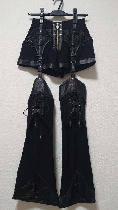 Daily Jfashion on Tumblr: Lace up detachable pants, Ozz On Detachable Pants, Lolita Fashion, On Tumblr, Lace Up, Tumblr, Lace, Pants, Pattern, Trousers