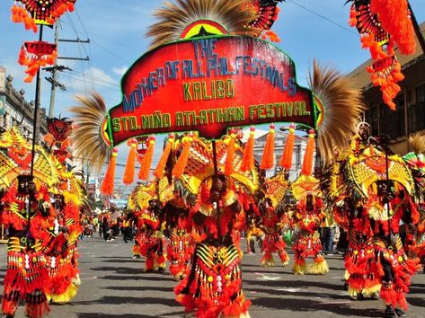 Ati-Atihan Festival 🙌🏾 Philippine Flag Wallpaper, Sinulog Festival, Kalibo, Philippines Culture, Vintage Paper Background, Filipino Culture, Philippines Travel, Cat Wallpaper, Sketchbook Art Inspiration