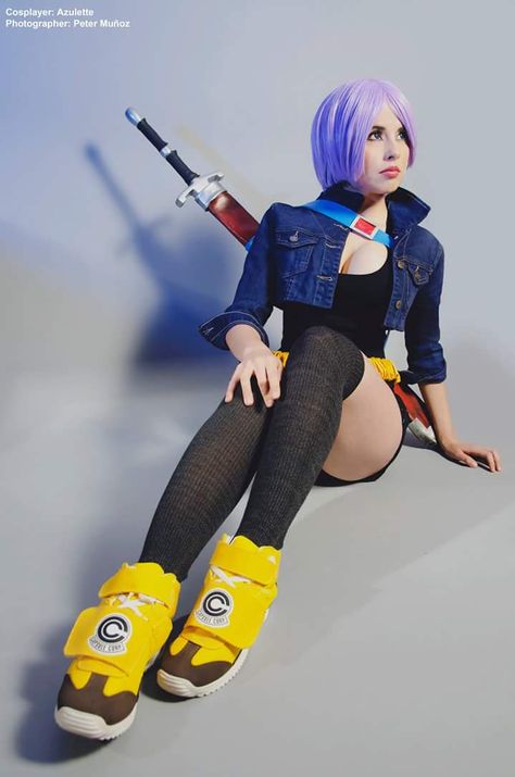 Trunks Cosplay, Dbz Cosplay, Goth Pinup, Trunks Dbz, Geek Women, Future Trunks, Anime Costumes, Geek Girls, Cute Cosplay