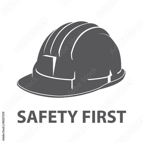 Stock Image: Safety hard hat icon symbol Beard Cartoon, Santa Hat Vector, Construction Hat, Hat Vector, Black Top Hat, Cowboy Girl, Safety Gloves, Different Hats, Safety Helmet