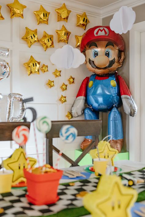 Mario Bros Birthday Party, Happy Birthday B, Super Mario Bros Birthday, Mario Kart Party, Mario Bros Birthday Party Ideas, Mario Birthday Cake, Super Mario Bros Birthday Party, Mario Y Luigi, Super Mario Bros Party