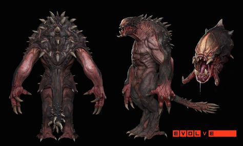 Evolve Monster, Evolve Game, Monster Artwork, Science Fiction Illustration, Alien Design, Kaiju Monsters, Alien Concept Art, Monster Concept Art, Alien Creatures