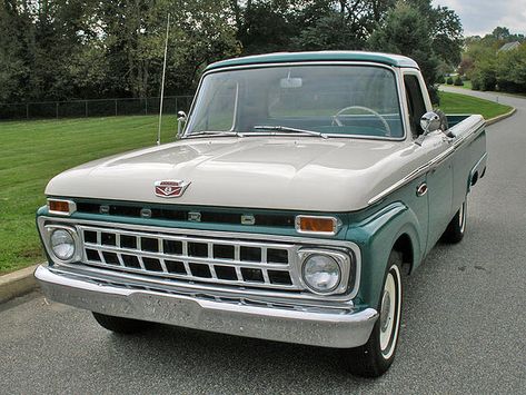 1965 FORD F100, Price $19,900.00, West Chester, PA, 72,000 Miles, Holly green/white / Green/white Interior, 4 Speed, v-8, 2, Pickup, Classic / Antique 1965 Ford F100, F100 Truck, Big Ford Trucks, Street Rodder, Pickup Car, Two Tone Paint, Built Ford Tough, West Chester Pa, Classic Ford Trucks