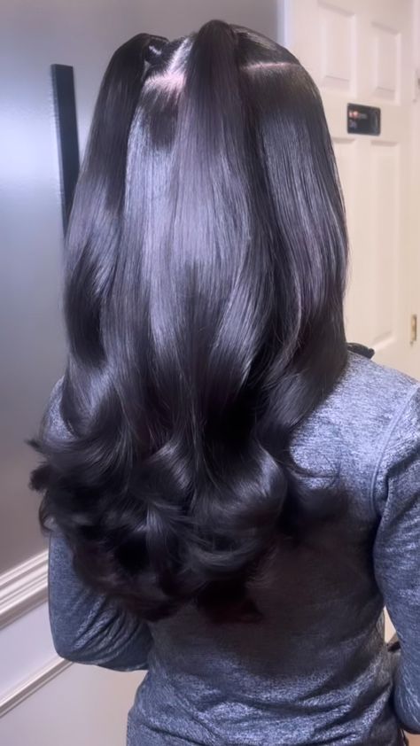 Latina Hairstyles Long, Cute Latina Hairstyles, Middle School Hairstyles, Latina Hair, Exotic Hairstyles, Pony Hairstyles, Pony Tails, Back To School Hairstyles, Coily Hair