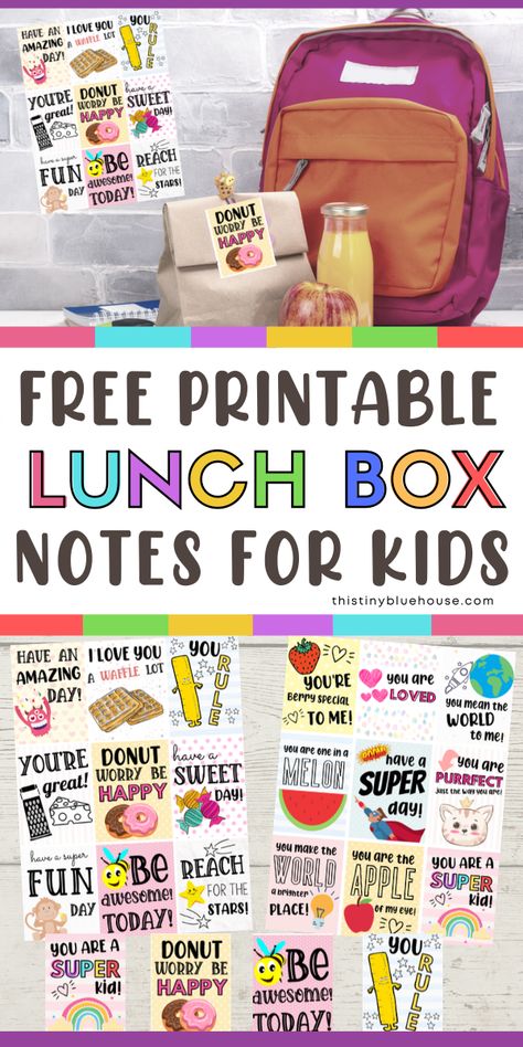 Remind kids you are thinking about them with these free printable lunch box notes. Sneak a love note into their packed lunch and give them a sweet surprise that will leave them smiling all day. Lunch Box Drawings For Kids, Free Printable Lunch Box Notes, Diy Lunchbox, School Lunch Notes, Printable Lunchbox Notes, Preschool Lunch Box, Printable Lunch Notes, Notes For Kids Lunches, Lunch Box Notes For Kids