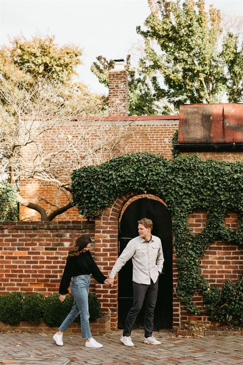 Black Sweater Engagement Photos, Vintage Classic Engagement Photos, Photoshoot Inspiration Couples, Washington Dc Engagement Photos Fall, German Village Engagement Photos, Engagement Photos Formal Outfits, Engagement Photos Outfits Men Fall, Dc Engagement Photos Fall, Engagement Session Color Palette