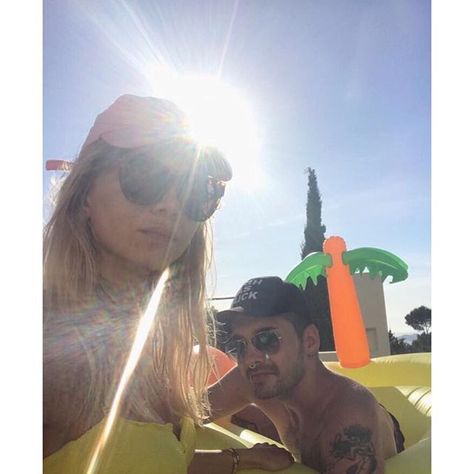 #ibizing with this one ☝🏼 @nataliefranz1 #highasfuck Bill Kaulitz, Ig Post, Tokio Hotel, Instagram