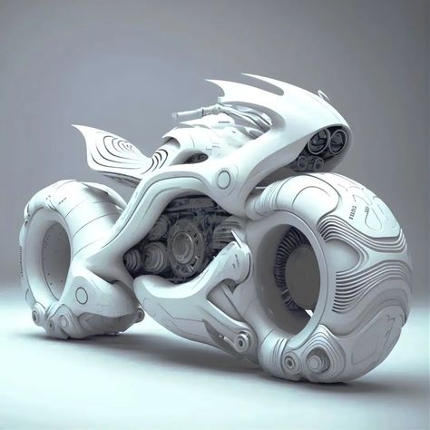 Visit my website for more updates.. Object Refrences, Motorcycle Futuristic, Moter Cycles, Futuristic Bike, White Futuristic, Hover Bike, 3d Motorcycle, Futuristic Cars Design, White Motorcycle