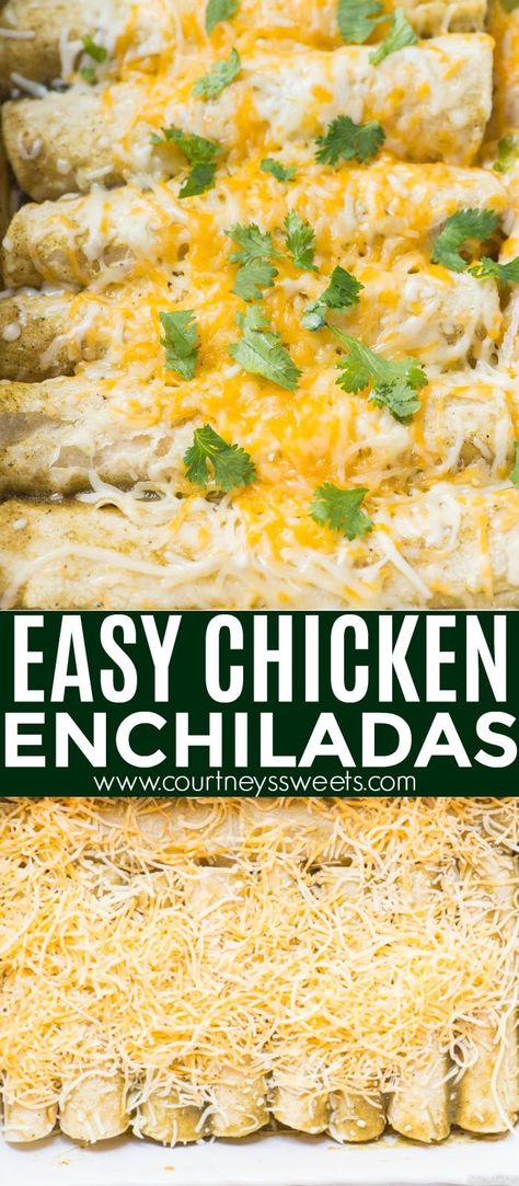 Copycat Chicken Enchiladas, Costco Chicken Enchilada Recipe, Leftover Chicken Enchilada Recipes, Oven Enchiladas Chicken, Ground Chicken Enchiladas Easy, Kid Friendly Chicken Enchiladas, Quick And Easy Chicken Enchiladas, Chicken Enchiladas Meal Prep, Quick Chicken Enchiladas