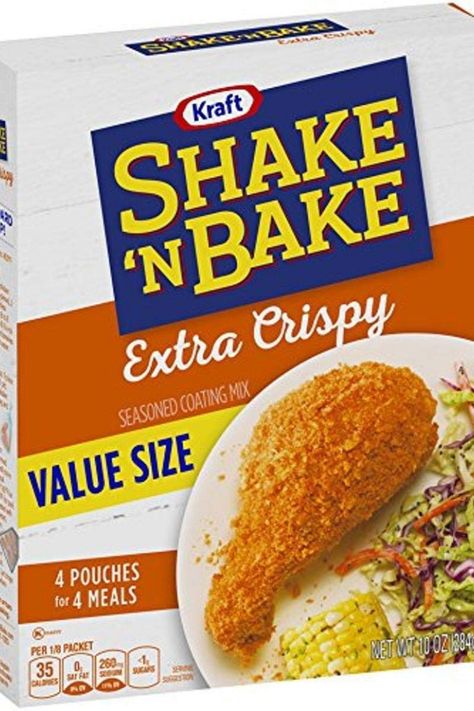 Shake And Bake Chicken, Chicken Nutrition Facts, Shake N Bake Chicken, Fried Chicken Ingredients, Chicken Thighs Dinner, Shake And Bake, Baked Chicken Drumsticks, Moist Chicken, Bake Chicken