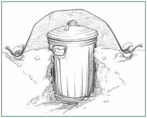 Building A Root Cellar With A Trashcan...http://homestead-and-survival.com/building-a-root-cellar-with-a-trashcan/ Building A Root Cellar, Mini Farms, Root Cellar Storage, Root Cellars, Emergency Prepardness, Canned Food Storage, Root Cellar, Cellar Design, Storage Place