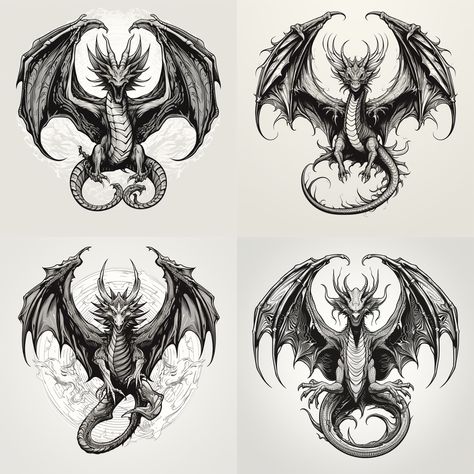 Open Wings, Dragon Wings, Long Tail, Tattoo Inspo, Dragon Tattoo, Tattoo Ideas, Tattoos, Drawings, Quick Saves