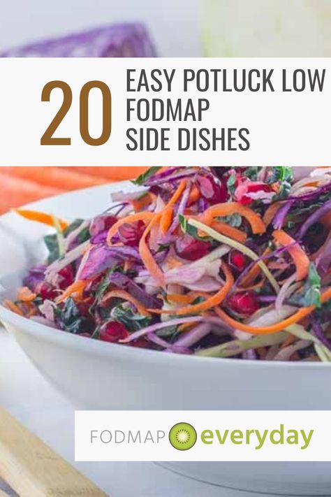 We have 20 recipes for you that will thrill the party-goers – and get you invited back as a star guest! Fodmap Side Dishes, Apple Carrot Salad, Easy Potluck Side Dishes, Easy Potluck, Potluck Side Dishes, Kale Quinoa, Kale Quinoa Salad, How To Store Potatoes, Potluck Dishes