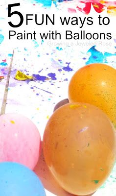 5 FUN Ways to Paint with Balloons Water Balloon Painting Canvas, Paint With Balloons, Pop Painting, Toddler Games, Big 30, Balloon House, Recycled Crafts Kids, Mom Vibes, Balloon Painting