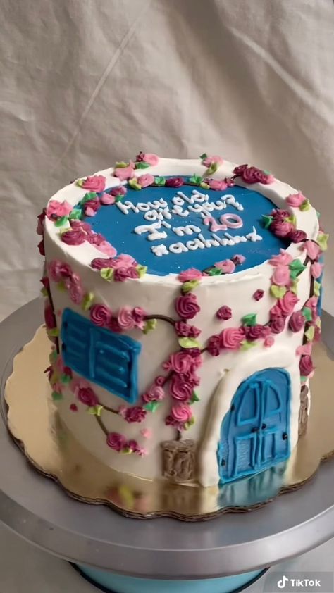 Mamma Mia Cake, 17 Birthday Cake, 20 Birthday Cake, 20th Birthday Party, Funny Birthday Cakes, Creative Birthday Cakes, Pretty Birthday Cakes, Cute Birthday Cakes, How Old