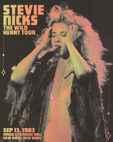 Printable Wall Collage, Stevie Nicks Fleetwood Mac, Heart Vintage, Tour Poster, Pink Art Print, Poster Room, Wild Heart, Music Artwork, Picture Collage Wall