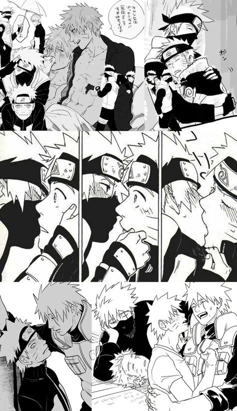 Naruto X Kakashi, Kakashi X Naruto, Naruto And Kakashi, Madara Vs Hashirama, Naruto And Sasuke Kiss, 19 Days Characters, Japanese Superheroes, Naruto Vs Sasuke, Naruko Uzumaki