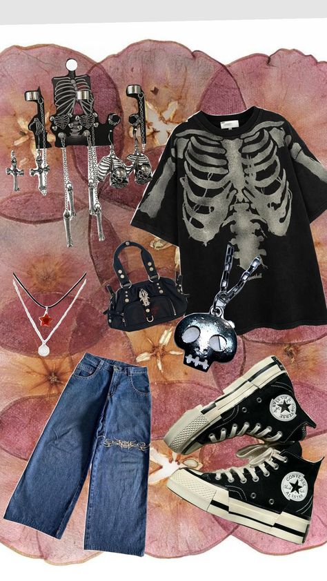 Adorable grunge fit 😍 💖 #eating #grungecore #astetic #outfit Astetic Outfit, Grunge Fits, Dream Clothes, Pins, Clothes