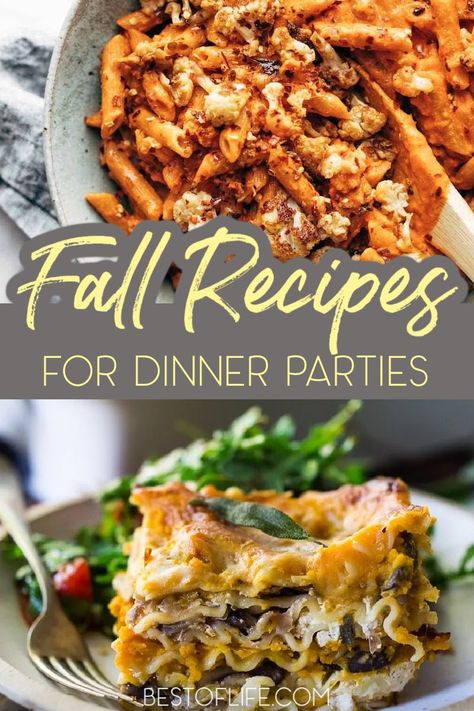 Fall Dinner Recipes Gourmet, Dinner Group Ideas Friends, Entertaining Food Ideas Dinner, Dinner For A Crowd Healthy, Hostess Dinner Ideas, Dinner Party For 10 People, Easy Dinner Entertaining, Holiday Dinners For A Crowd, Fall Meal Ideas For A Crowd