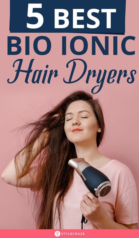 5 Best Bio Ionic Hair Dryers: To make all these dreams come true and find the perfect match for you, we have curated this list of the top 5 best Bio Ionic hair dryers of 2020. Ready to make your hair feel loved and pampered? Let’s dive straight in. #Hair #Haircare #HairDryer Best Hair Dryer For Frizzy Hair, Best Hair Dryers Top 10, Best Hair Dryer For Curly Hair, Best Hairdryers, Bio Ionic Hair Dryer, Best Blow Dryer, T3 Hair Dryer, Hair Lightening Spray, Best Bio