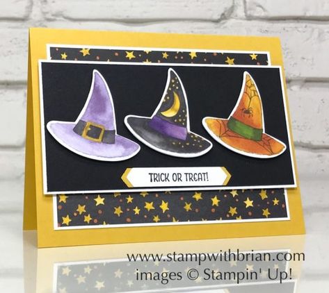 Cauldron Bubbles, Halloween Atc, Bubble Cards, Stampin Up Halloween, Spooky Crafts, Halloween Cauldron, Treats Halloween, Halloween Things, Cards Halloween