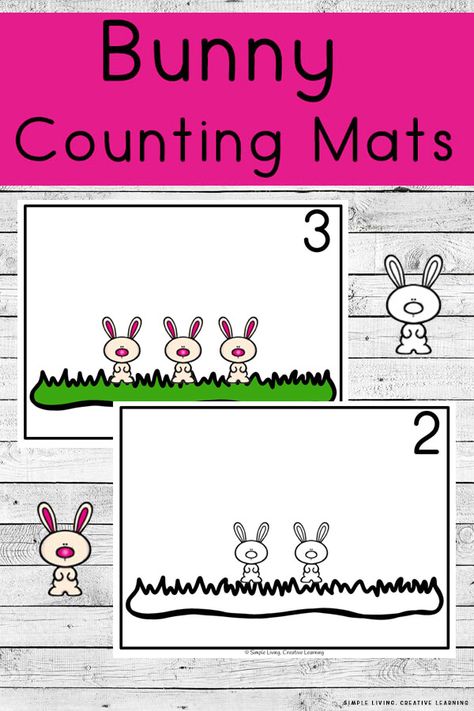 Fun Party Crafts, Counting Mats, Study Craft, Counting Numbers, Study Ideas, Letter Activities, Counting Activities, Simple Addition, Easter Printables