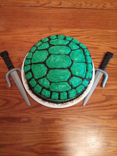 Ninja Turtle cake Ninja Turtle Cake Easy, Ninja Turtle Cake Diy, Ninja Turtle Cakes For Boys, Simple Ninja Turtle Cake, Ninja Turtles Birthday Cake Ideas, Ninja Turtles Cake Ideas, Ninja Turtles Birthday Party Ideas Cake, Tmnt Birthday Cake, Tmnt Cake Birthdays