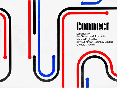 Connecting Graphic Design, Brand Pattern Design Visual Identity, Ken Garland, Gaming Design, Subway Map, Connected Design, Lines Design, 타이포그래피 포스터 디자인, Design Graphique