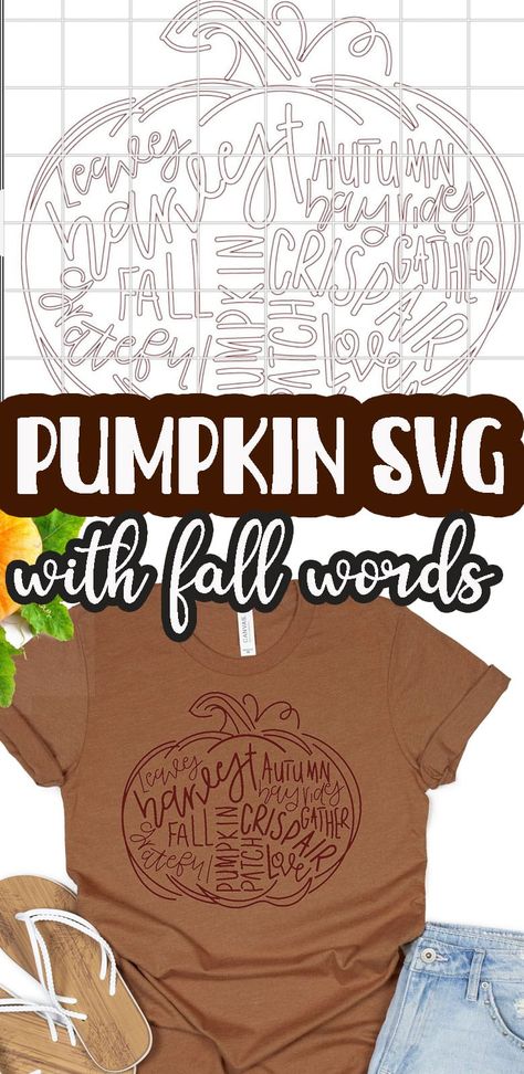 check out this list of the best pumpkin SVGs - for free! this list of amazing pumpkin designs with kick off your fall crafting and projects. Fall Shirt Svg Free, Fall Tshirt Designs Vinyl Svg Free, Free Pumpkin Svg Files For Cricut, Fall Shirt Ideas Vinyl, Pumpkin Shirt Ideas, Fall Svg Free, Thanksgiving Silhouette, Fall Svgs, Fall Tshirt Designs