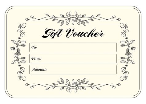 Printable Voucher Template Free, Massage Voucher Template, Dinner Coupon Printable, Printable Gift Cards Template, Gift Template Printable, Gift Card Template Printable Free, Gift Voucher Template Printable Free, Diy Gift Certificate Ideas, Gift Certificate Template Printable Free