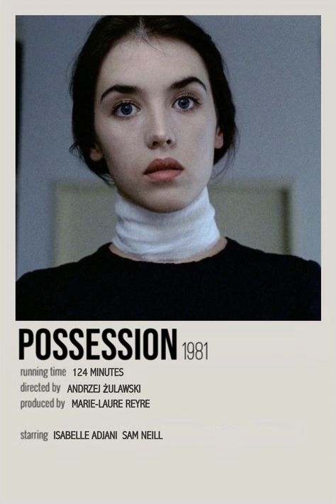 Isabella Adjani, Possession Movie, Psychological Movies, Possession 1981, Movies To Watch Teenagers, Isabelle Adjani, New Movies To Watch, Girly Movies, Be With You Movie