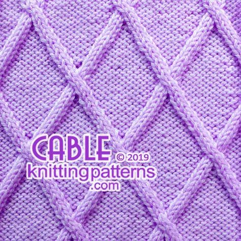 Cable Knitting Pattern 54 - Cable Knitting Patterns Diamond Cable Knitting Patterns, Diamond Cable Knit Pattern, Cable Knitting Pattern, Knit Chart, Cable Knit Blankets, Knit Beanie Pattern, Knitting Bag Pattern, Baby Cardigan Knitting Pattern Free, Knit Items