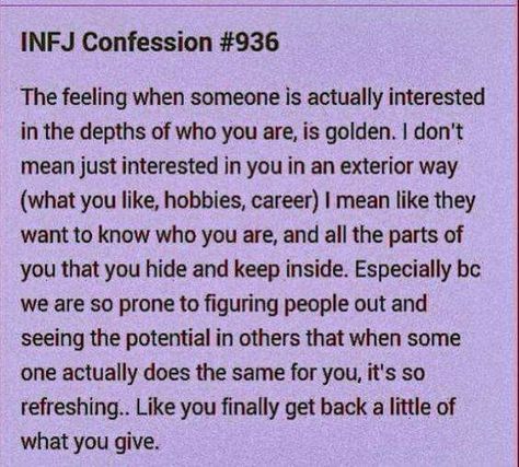 INFJ confession Myers Briggs Infj, Infj Traits, Infj Humor, Psychology Memes, Infj Psychology, Infj Love, Intj And Infj, Infj Type, Infj Mbti