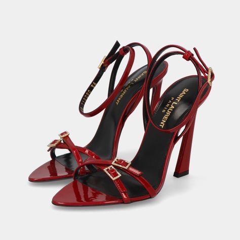 Shop Saint Laurent Sandals by BrandConcierge | BUYMA Saint Laurent Heels, Saint Laurent Sandals, Dr Shoes, Shoes Heels Classy, Cute Shoes Heels, Ysl Heels, Rose Shoes, Fancy Shoes, Girly Shoes